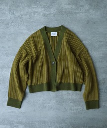 yuni | ウールコットン針抜きshortカーディガン(カーディガン/ボレロ)