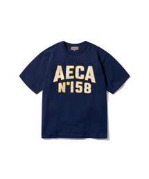 AECA（エイカ）の「TEAM AECA HALF SLEEVE TEE-NAVY（Tシャツ/カットソー・メンズ）」