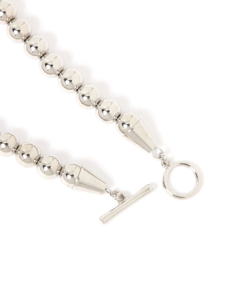 Elura（エルーラ）の「ボールロングネックレス/611610（ネックレス・レディース・シルバー/ホワイト・FREE）」の9枚目の写真