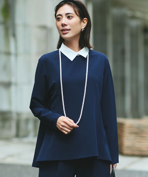 Elura(エルーラ)の「ボールロングネックレス/611610(ネックレス・レディース・シルバー/ホワイト・FREE)」の12枚目の写真