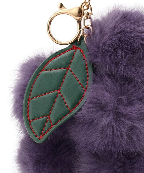 セール】フェイクファーブドウチャーム（チャーム）｜SHOO・LA・RUE