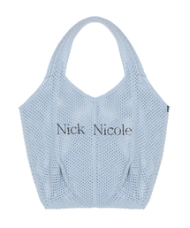 NICOLE CROCHET KNIT BAG_SKY BLUE