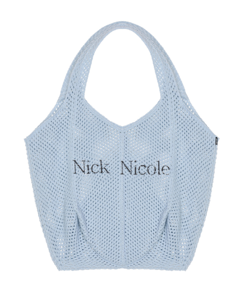 NICK&NICOLE(ニックアンドニコール)の「NICOLE CROCHET KNIT BAG_SKY BLUE(ショルダーバッグ・レディース・その他・FREE)」の1枚目の写真