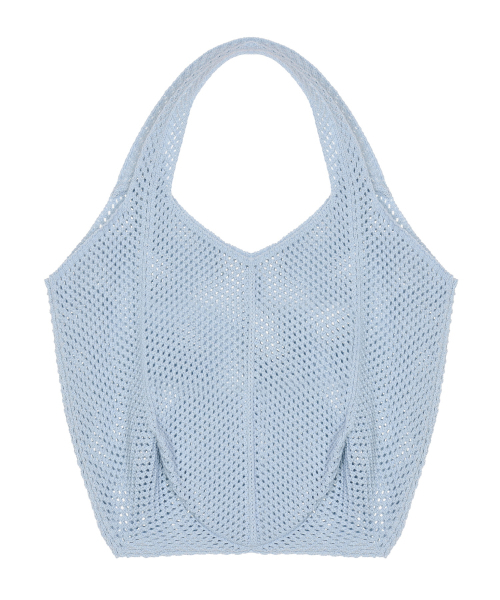 NICK&NICOLE(ニックアンドニコール)の「NICOLE CROCHET KNIT BAG_SKY BLUE(ショルダーバッグ・レディース・その他・FREE)」の2枚目の写真