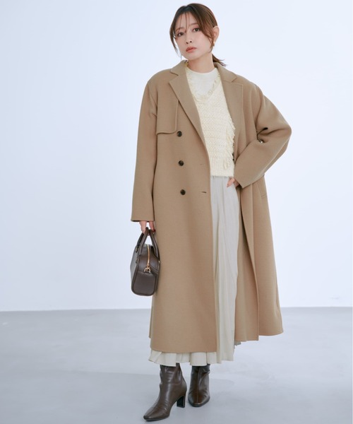 COHINA（コヒナ）の「ラメミックスフリンジベスト 【低身長・小柄女性】（ベスト・レディース・グレー/ホワイト/ブラック・ONE SIZE）」の18枚目の写真