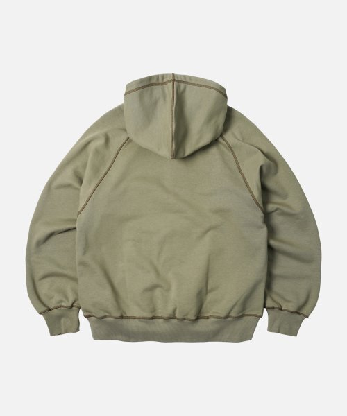 FRIZMWORKS(フリズムワークス)の「COVER STITCH PULLOVER HOODY _ BEIGE(パーカー・メンズ・その他・MEDIUM/LARGE/X-LARGE)」の2枚目の写真