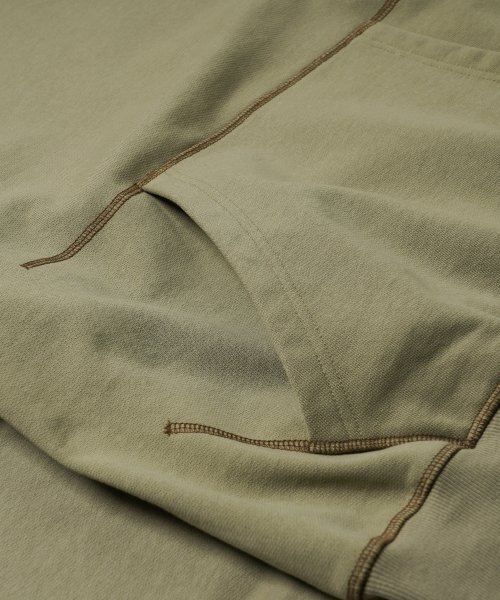 FRIZMWORKS(フリズムワークス)の「COVER STITCH PULLOVER HOODY _ BEIGE(パーカー・メンズ・その他・MEDIUM/LARGE/X-LARGE)」の6枚目の写真