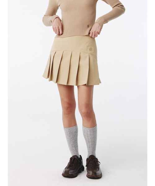 Kijun(キジュン)の「Arc Tennis Mini Skirt Beige(スカート・レディース・その他・MEDIUM/SMALL)」の1枚目の写真