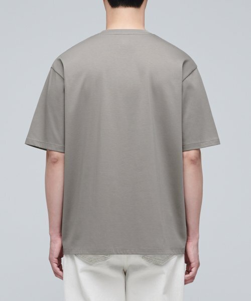 MUSINSA STANDARD（ムシンサスタンダード）の「スーピマリラックスドクルーネックTシャツ[ダスティベージュ]（Tシャツ/カットソー・メンズ・その他・SMALL/MEDIUM/LARGE/X-LARGE/XX-LARGE/XXX-LARGE）」の3枚目の写真