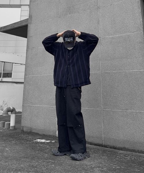 Verdnt（バーダント）の「ダブルレイヤーカーペンターワイドコットンパンツ[ブラック]（その他パンツ・レディース・ブラック・SMALL/MEDIUM/LARGE/X-LARGE）」の12枚目の写真