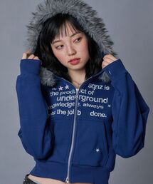 パーカー（ブルー・ネイビー/青色系・裏起毛）ファッション通販 - ZOZOTOWN