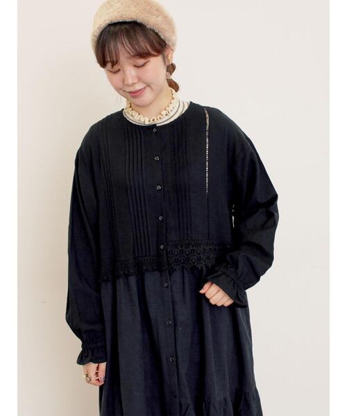 Samansa Mos2（サマンサ モスモス）の「【マシンウォッシャブル】リブフリルタートルネックニット（ニット/セーター・レディース・チャコールグレー/グレー/オフホワイト/キナリ・F）」の12枚目の写真