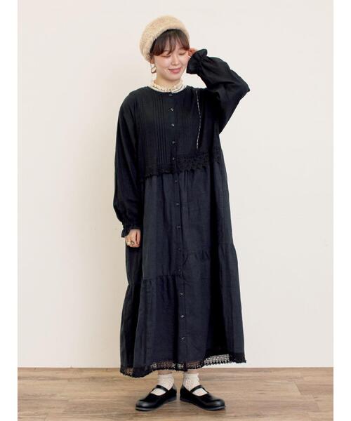 Samansa Mos2（サマンサ モスモス）の「【マシンウォッシャブル】リブフリルタートルネックニット（ニット/セーター・レディース・チャコールグレー/グレー/オフホワイト/キナリ・F）」の13枚目の写真