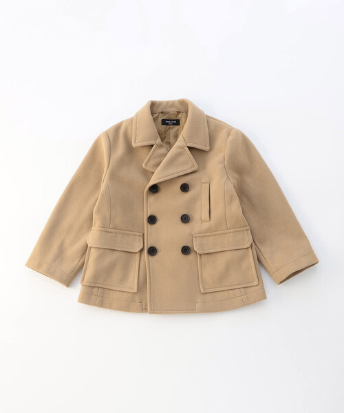 COMME CA ISM（コムサイズム）の「ウールライク Pコート(120・130cm)（ピーコート・キッズ・ネイビー/キャメル・120cm/130cm）」の10枚目の写真