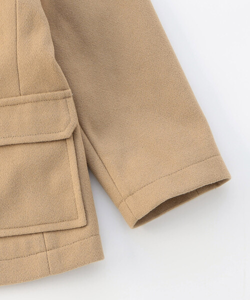 COMME CA ISM（コムサイズム）の「ウールライク Pコート(120・130cm)（ピーコート・キッズ・ネイビー/キャメル・120cm/130cm）」の7枚目の写真