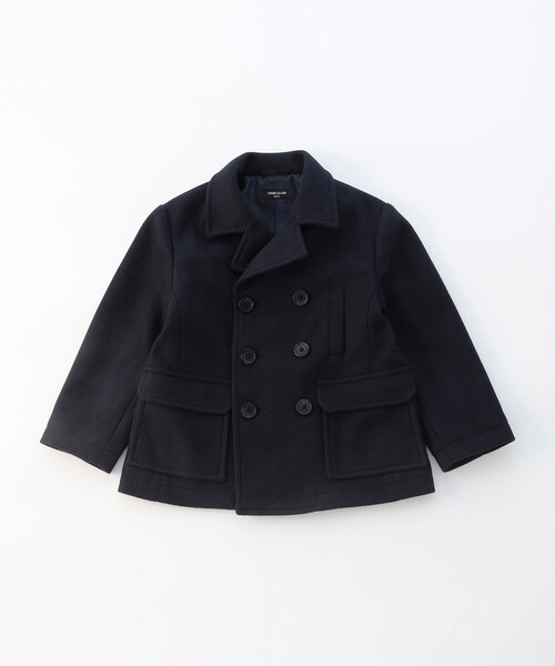 COMME CA ISM（コムサイズム）の「ウールライク Pコート(120・130cm)（ピーコート・キッズ・ネイビー/キャメル・120cm/130cm）」の3枚目の写真