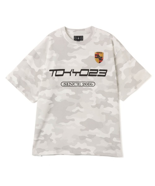 TOKYO 23(トウキョウニジュウサン)の「TOKYO 23 Racing Emblem T-shirt / トウキョウ 23 レーシング エンブレム ティーシャツ(Tシャツ/カットソー・メンズ・カモフラージュ/ブラック/ホワイト・XXL/XL/S/L/M)」の3枚目の写真
