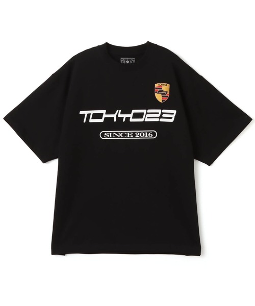 TOKYO 23(トウキョウニジュウサン)の「TOKYO 23 Racing Emblem T-shirt / トウキョウ 23 レーシング エンブレム ティーシャツ(Tシャツ/カットソー・メンズ・カモフラージュ/ブラック/ホワイト・XXL/XL/S/L/M)」の2枚目の写真