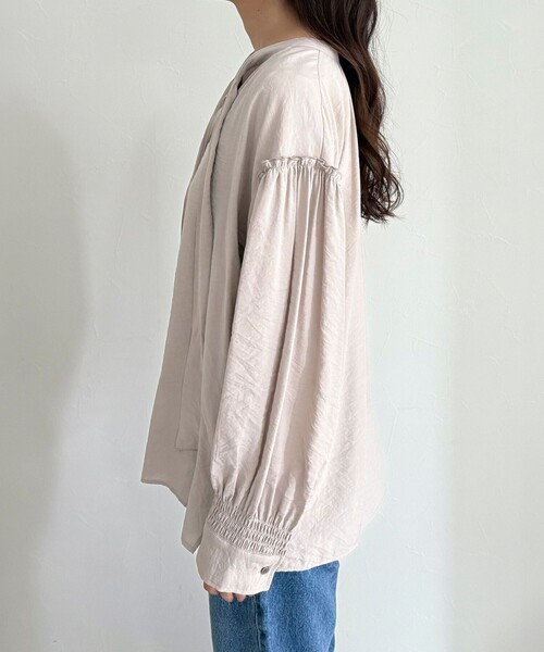 セール】ボウタイギャザーブラウス（シャツ/ブラウス）｜fredy emue