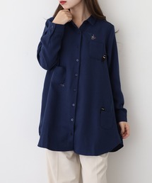 FUNALIVE（ファンアライブ）の「ポケ猫刺繍チュニック（チュニック）」