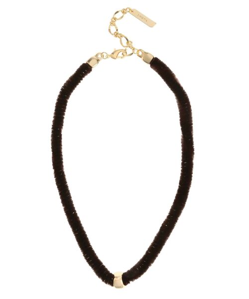 EMODA（エモダ）の「FAKE FUR STRING NC（ネックレス・レディース・ブラック/ブラウン・FREE）」の10枚目の写真