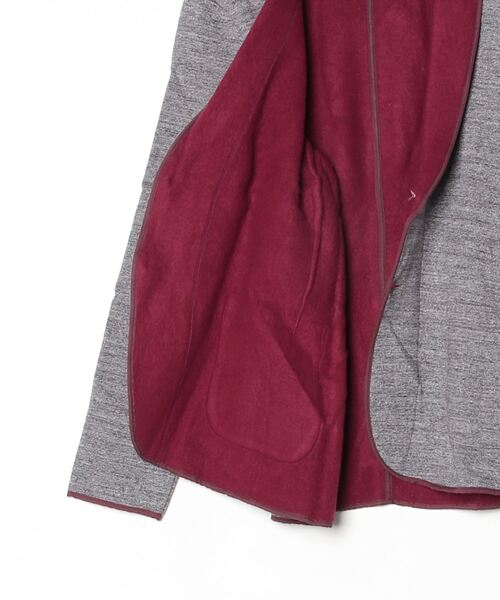 FLISTFIA（フリストフィア）の「FLISTFIA Jacket Cardigan / JC03016 秋服 冬服（テーラードジャケット・メンズ・チャコール/ライトグレー・3/4）」の19枚目の写真
