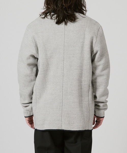 FLISTFIA（フリストフィア）の「FLISTFIA Jacket Cardigan / JC03016 秋服 冬服（テーラードジャケット・メンズ・チャコール/ライトグレー・3/4）」の16枚目の写真