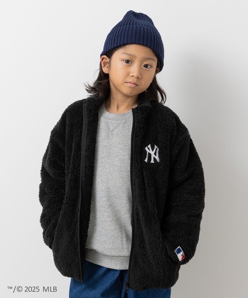 セール】〈MLB〉刺繍ロゴ ボアジャケット（ブルゾン）｜MLB