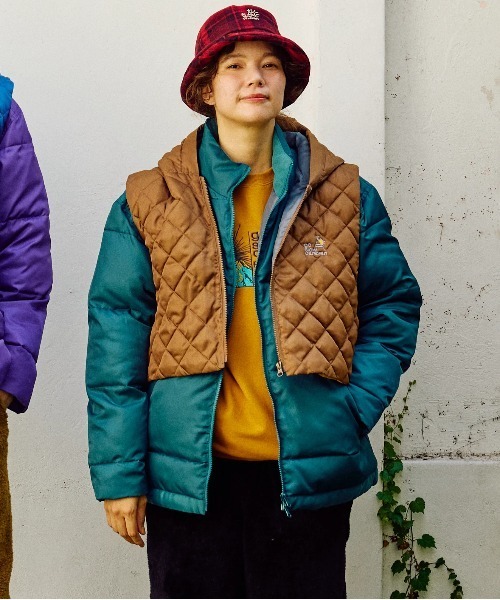 go slow caravan(ゴースローキャラバン)の「ロフテック中綿3WAY パファーJKT(ブルゾン・メンズ・ダークグリーン/ブラック/パープル・LARGE/MEDIUM/X-LARGE/SMALL)」の1枚目の写真