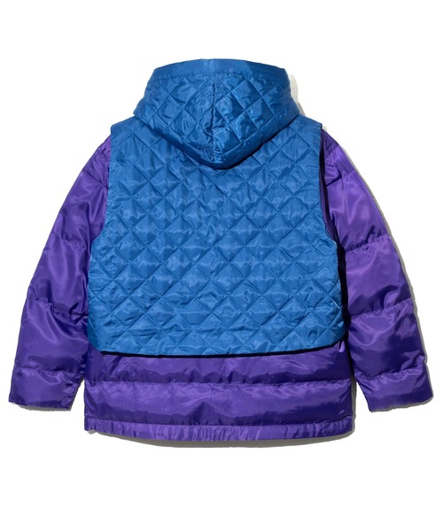go slow caravan(ゴースローキャラバン)の「ロフテック中綿3WAY パファーJKT(ブルゾン・メンズ・ダークグリーン/ブラック/パープル・LARGE/MEDIUM/X-LARGE/SMALL)」の15枚目の写真