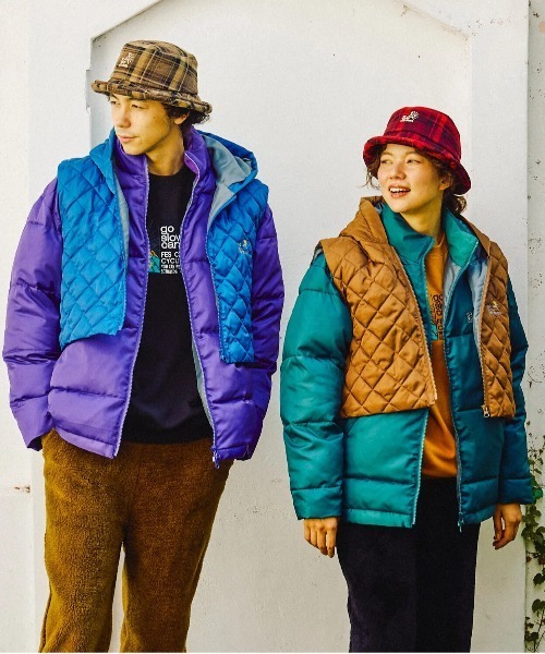 go slow caravan(ゴースローキャラバン)の「ロフテック中綿3WAY パファーJKT(ブルゾン・メンズ・ダークグリーン/ブラック/パープル・LARGE/MEDIUM/X-LARGE/SMALL)」の17枚目の写真