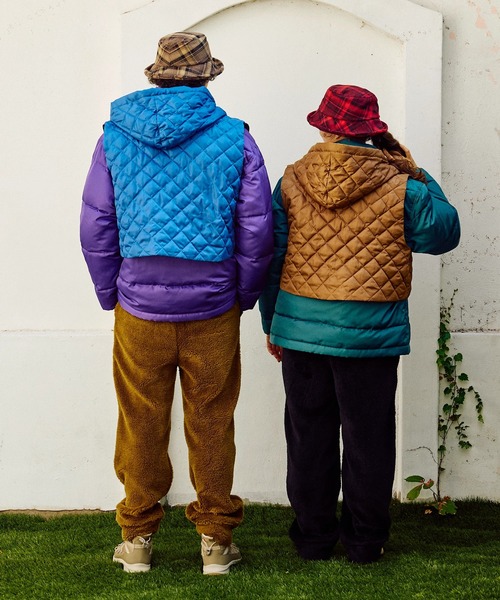 go slow caravan(ゴースローキャラバン)の「ロフテック中綿3WAY パファーJKT(ブルゾン・メンズ・ダークグリーン/ブラック/パープル・LARGE/MEDIUM/X-LARGE/SMALL)」の9枚目の写真
