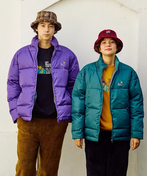 go slow caravan(ゴースローキャラバン)の「ロフテック中綿3WAY パファーJKT(ブルゾン・メンズ・ダークグリーン/ブラック/パープル・LARGE/MEDIUM/X-LARGE/SMALL)」の10枚目の写真