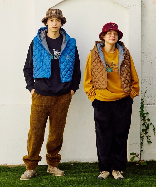 go slow caravan(ゴースローキャラバン)の「ロフテック中綿3WAY パファーJKT(ブルゾン・メンズ・ダークグリーン/ブラック/パープル・LARGE/MEDIUM/X-LARGE/SMALL)」の4枚目の写真