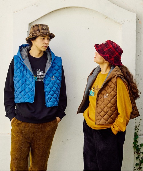 go slow caravan(ゴースローキャラバン)の「ロフテック中綿3WAY パファーJKT(ブルゾン・メンズ・ダークグリーン/ブラック/パープル・LARGE/MEDIUM/X-LARGE/SMALL)」の13枚目の写真