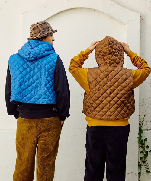 go slow caravan(ゴースローキャラバン)の「ロフテック中綿3WAY パファーJKT(ブルゾン・メンズ・ダークグリーン/ブラック/パープル・LARGE/MEDIUM/X-LARGE/SMALL)」の14枚目の写真