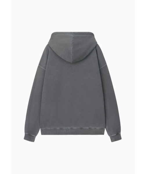 LIMELIGHT APPAREL(ライムライトアパレル)の「アパレルピグメントアーチロゴオーバーサイズフードパーカー(チャコール/ライムライト)(パーカー・メンズ・その他・SMALL/MEDIUM/LARGE/X-LARGE)」の3枚目の写真