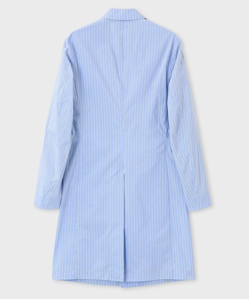 Paul Smith（ポールスミス）の「エアリーストライプ チェスターコート / 133113 101YC（チェスターコート・メンズ・ライトブルー・SMALL/LARGE/X-LARGE）」の6枚目の写真