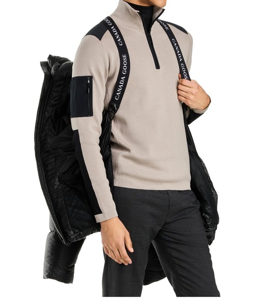 CANADA GOOSE（カナダグース）の「CROFTON PUFFER（ダウンジャケット/コート・メンズ・ブラック・MEDIUM/X-LARGE/LARGE）」の3枚目の写真