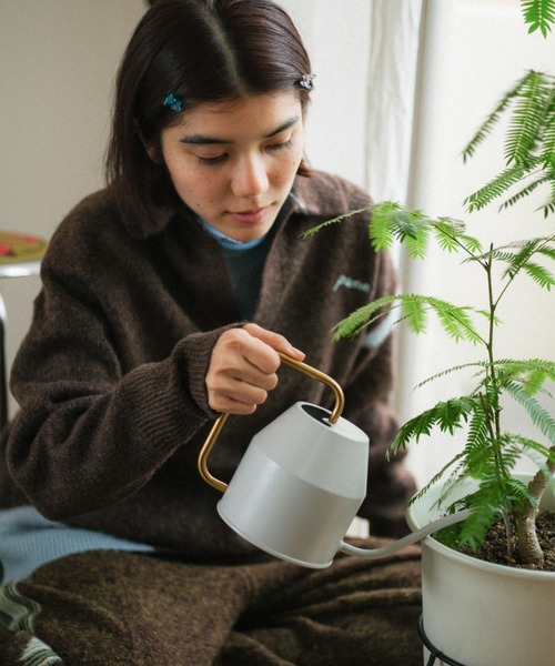 PAMM（パム）の「PAMMのスキッパーニット（ニット/セーター・レディース・ダークブラウン/ブラック系/ミント・2/3）」の19枚目の写真