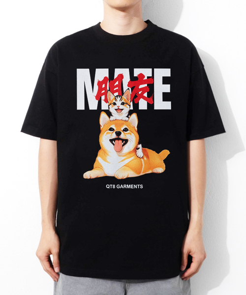 QT8 GARMENTS(キューティーエイトガーメント)の「RG Mate Tee (Black)(Tシャツ/カットソー・レディース・その他・SMALL/MEDIUM/LARGE/X-LARGE)」の1枚目の写真