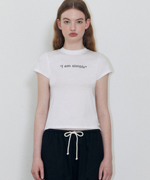 アイ エム シンプル Tシャツ (ホワイト)
