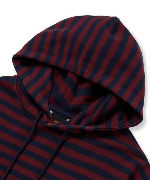 BROWNBREATH（ブラウンブレス）の「STRIPE TAG HOODIE - BURGUNDY（パーカー・メンズ・その他・X-LARGE/SMALL/MEDIUM/LARGE）」の11枚目の写真
