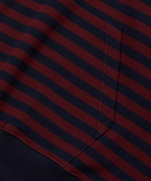 BROWNBREATH（ブラウンブレス）の「STRIPE TAG HOODIE - BURGUNDY（パーカー・メンズ・その他・X-LARGE/SMALL/MEDIUM/LARGE）」の15枚目の写真