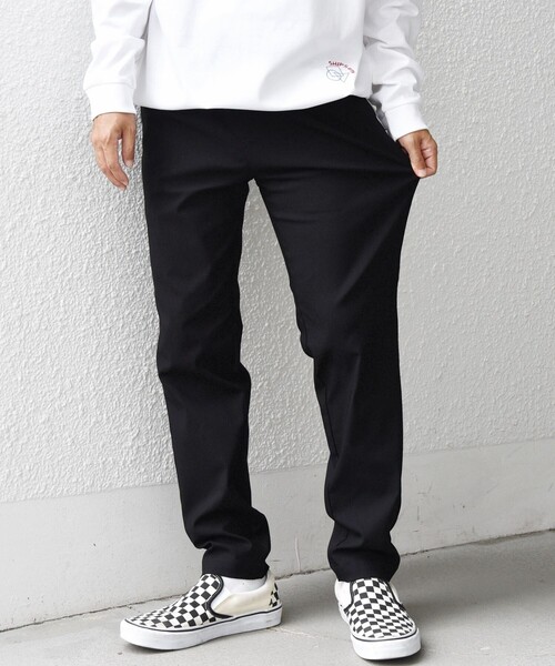 SHIPS any（シップス エニィ）の「【WEB限定】SHIPS any:〈洗濯機可能/UVカット〉スーパー ストレッチ テーパード イージー パンツ◇◇（その他パンツ・メンズ・オリーブ/ブラック/グレー/ネイビー・MEDIUM/X-LARGE/LARGE）」の2枚目の写真