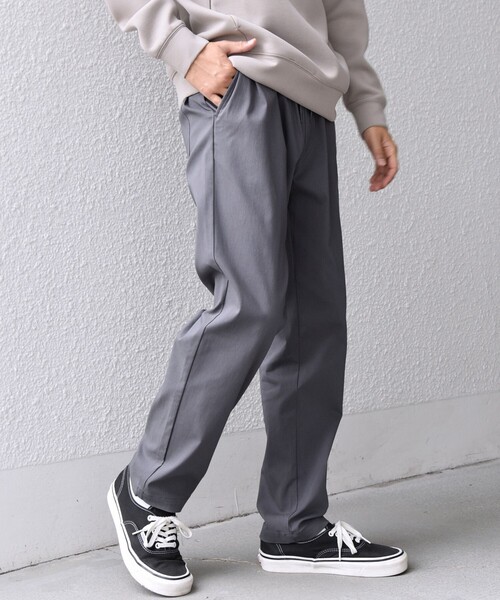 SHIPS any（シップス エニィ）の「【WEB限定】SHIPS any:〈洗濯機可能/UVカット〉スーパー ストレッチ テーパード イージー パンツ◇◇（その他パンツ・メンズ・オリーブ/ブラック/グレー/ネイビー・MEDIUM/X-LARGE/LARGE）」の9枚目の写真