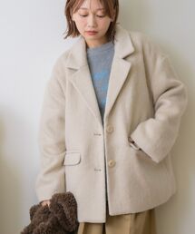 YSL レトロ　アイボリー テーラードジャケット 　毛100% 裏地キュプラ YSL レトロ アイボリー テーラードジャケット 毛100% 裏地キュプラ