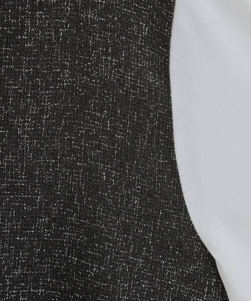 SHOO・LA・RUE（シューラルー）の「【洗濯機可】時短できちんと見えが叶う フェイクレイヤードブラウス（シャツ/ブラウス・レディース・ネイビー/アイボリー/ブラック・01/02/03/04）」の15枚目の写真