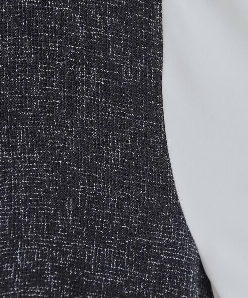 SHOO・LA・RUE（シューラルー）の「【洗濯機可】時短できちんと見えが叶う フェイクレイヤードブラウス（シャツ/ブラウス・レディース・ネイビー/アイボリー/ブラック・01/02/03/04）」の11枚目の写真