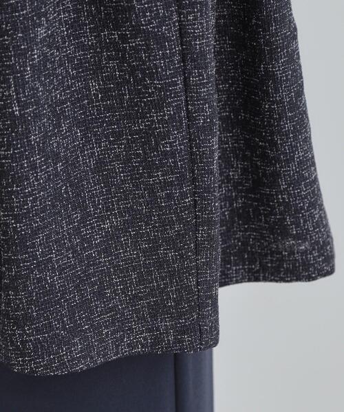 SHOO・LA・RUE（シューラルー）の「【洗濯機可】時短できちんと見えが叶う フェイクレイヤードブラウス（シャツ/ブラウス・レディース・ネイビー/アイボリー/ブラック・01/02/03/04）」の5枚目の写真